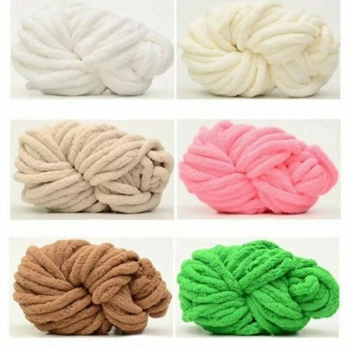 25Colours 250g Super Soft Knitting Chenille Yarn Chunky Baby Wool DIY Blanket - Image 4 of 4