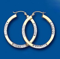 Hoop Earrings Creole Earrings Tube Hoops Two Colour Gold Hoop Earrings Hoop Earrings Creole Earrings Tube Hoops Two Colour Gold Hoop Earrings
