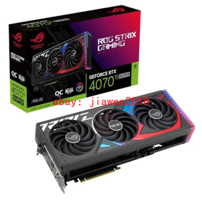 ASUS GeForce RTX 4070 Ti 12GB グラフィックカード ASUS ROG STRIX GeForce RTX 4070 Ti SUPER O16G-GAMING GPU Graphics