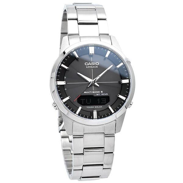 CASIO LINEAGE LCW-M170D-1AJF Solar Men's Black Stainless
