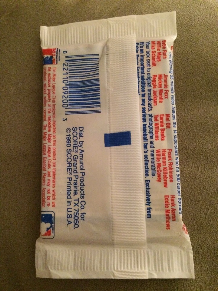 Paquete de béisbol 1990 Score Rafael Ramírez Top Mike Stanton novato radiocontrol reverso mostrando Foto 2 de 2