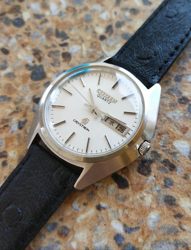 Vintage Citizen CQ Crystron Quartz 8620 January 1975 Kanji JDM | eBay