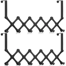 Aifacay Over The Door Hooks, Towel Racks for Bathroom, 2Pack 6 Hook... Fast Ship