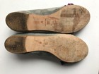 Hego's Gray Suede Ballet Flats W/ Multicolor Floral Bows, Size 8 (US) 38 (IT) — photo 8