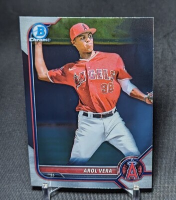 Arol Vera 2022 Bowman Chrome Prospect Rookie Card #BCP-177 Los Angeles Angels