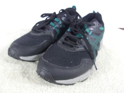 Asics Womens Gel-Venture 8 Running Black/Teal Shoes Size 6  GREAT CONDITION!!