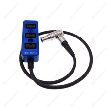 ARRI alexa mini EXT 7pin to 3 DTAP female power three way splitter 1/4 screw
