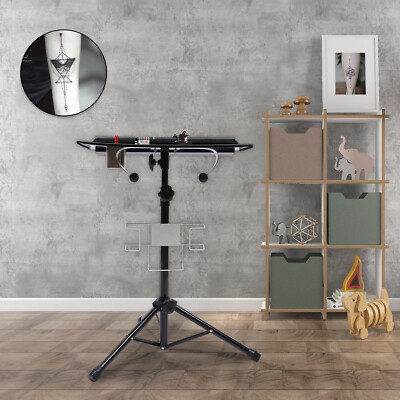 Tattoo Workstation Ständer Höhenverstellbar Tätowierung Zubehör Schreibtisch DE