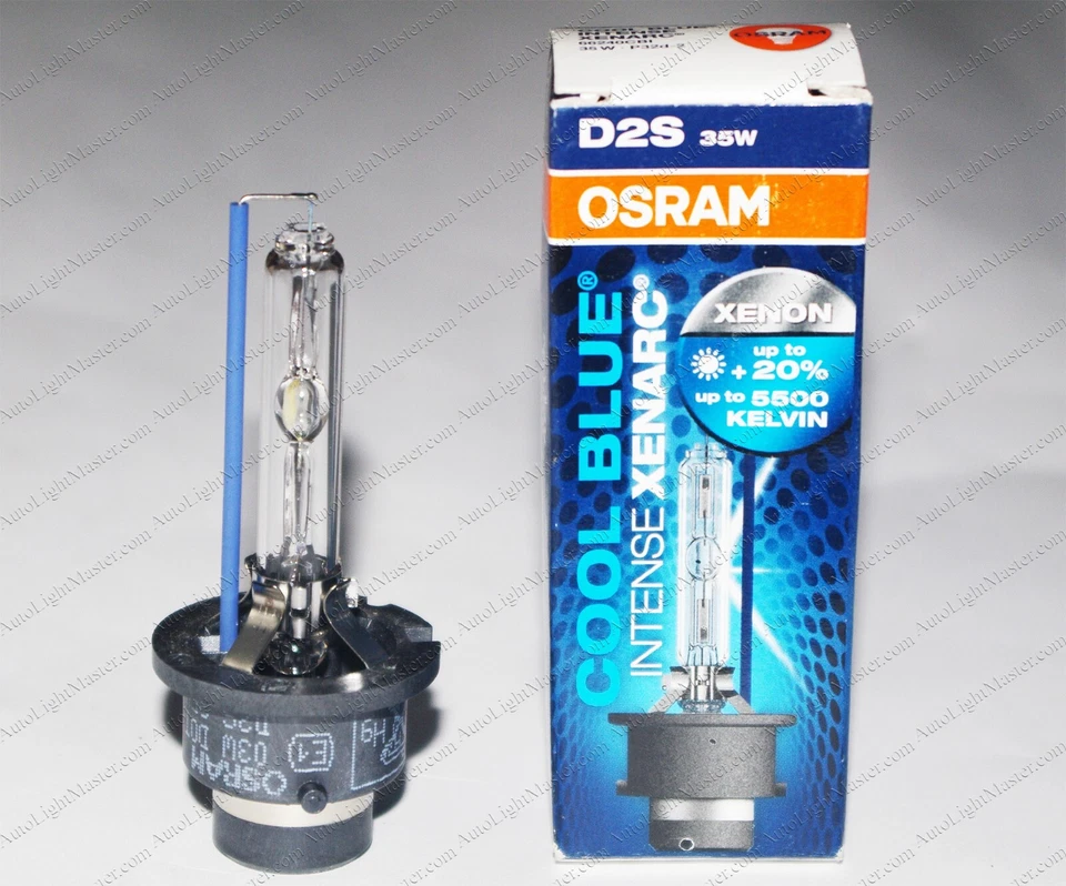 66240CBI D2S Osram Xenarc xenon bulbs 5500k +20% more light - Image 2 of 2