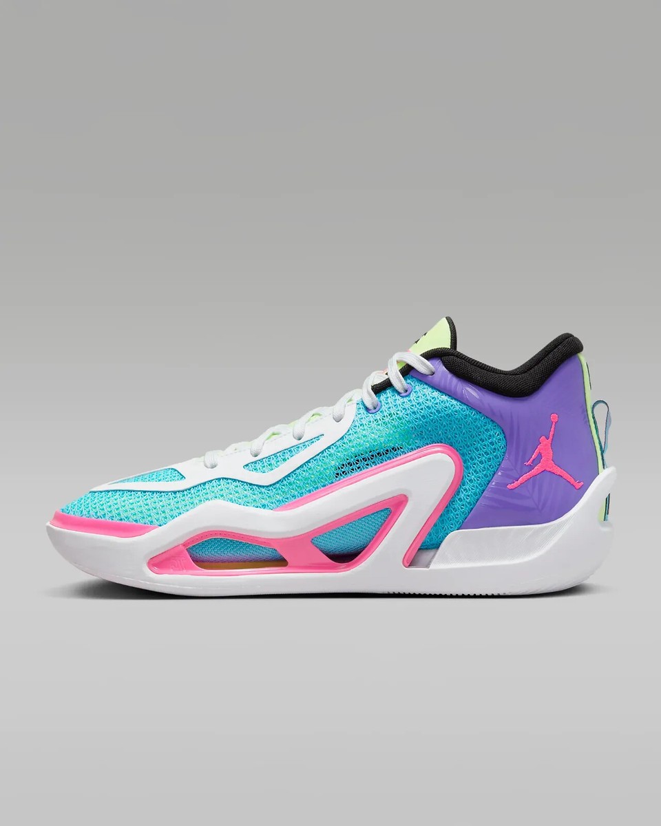 Nike Jordan Jayson Tatum 1 Wave Runner Purple White Pink Lime