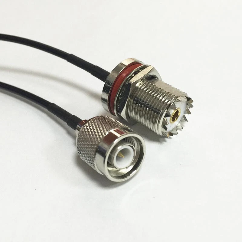 UHF Female Nut Waterproof  to TNC Male Pigtail Cable RG174 20cm 8" NEW for WIFI - Image 4 of 4