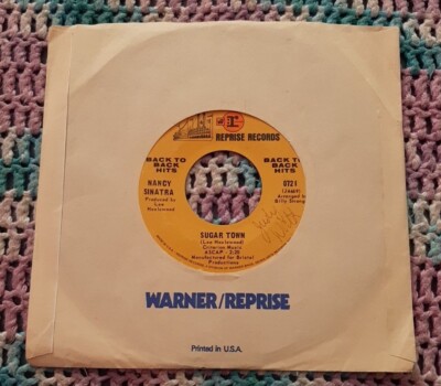 Nancy Sinatra 45 Sugar Town / Summer Wine Reprise 0721 vg+