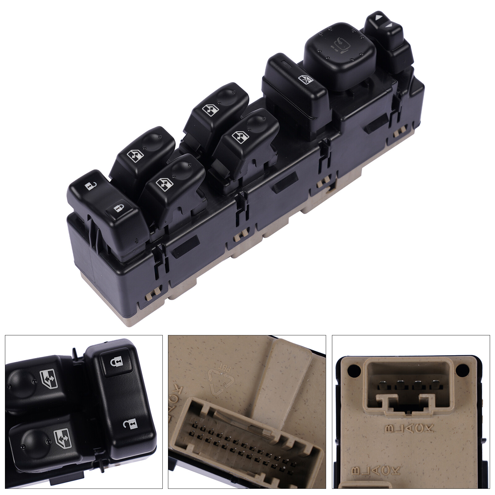 Driver Side Power Window Switch for Cadillac Escalade Chevy Suburban 1500 03-06