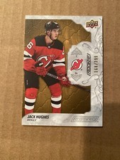 2019-20 UD Engrained - JACK HUGHES - Rookie Card #50 Oak /299