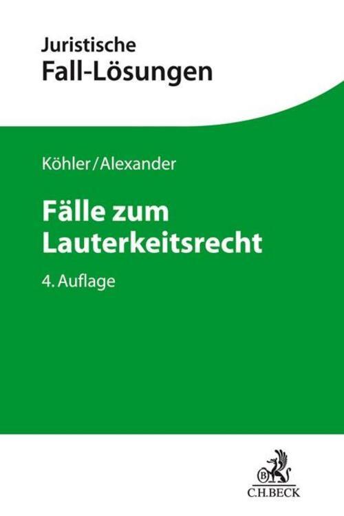 Thumbnail - Helmut Köhler Fälle Zum Lauterkeitsrecht