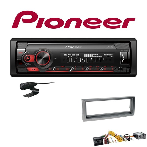 Pioneer Bluetooth Autoradio Android USB FüR Peugeot 407 Anthrazit Mit Canbus-image