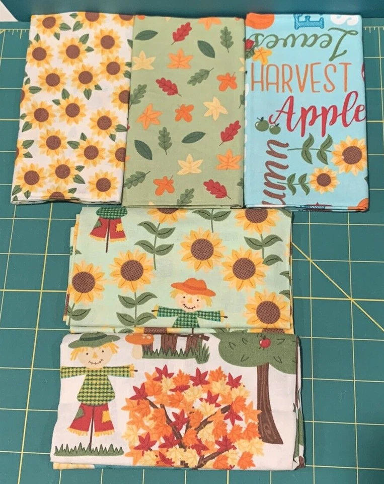 2 Bundles Create It Fat Quarter Bundle Harvest Scarecrow Thanksgiving Fall 18x21 - Image 3 of 3