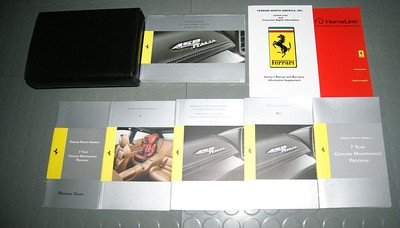 2012 Ferrari 458 Italia Owners Manual - SET!!! (USA / CANADA) | eBay