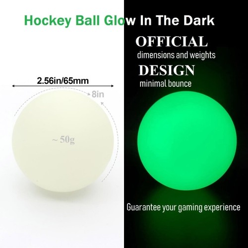 Glow in Dark Ice Hockey Balls Sports Glowing Ice Hockey for Field Hockey Game - Picture 8 of 8