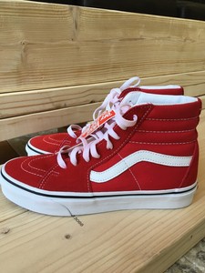 red vans high tops womens