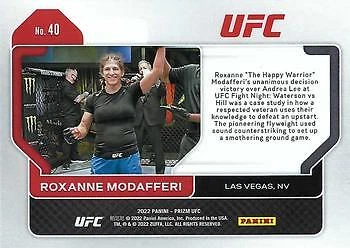 Roxanne Modafferi 2022 Panini Prizm UFC - #40 - Image 2 of 2
