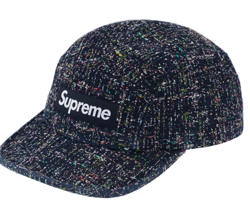 Casquette de camp bouclée en denim suprême   Marine (indigo)   Taille unique   FW24