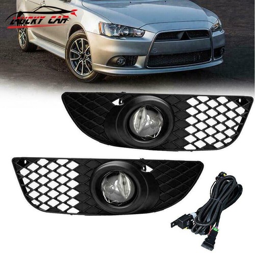 Front Left Fog Light Set With Bezel For Mitsubishi Montero Pajero 2000-2002 - HB3 (9005) Bulb Fitment