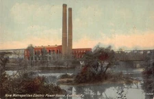 Metropolitan Electric Power House, Reading, Pennsylvania - Vintage Postcard
