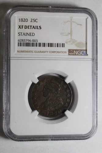 1820 Bust Quarter NGC XF Details