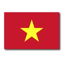 Vietnam Vietnamese Flag Car Magnet Decal - 4 x 6 Heavy Duty for Car Truck SUV