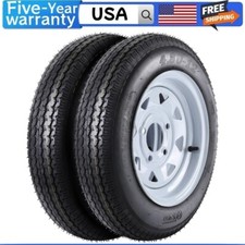 2pack Trailer Tires And Wheels 12 Rims 4lug On 4 6pr Range C 4.80-12 4.80x12 2pack Trailer Tires And Wheels 12 Rims 4lug On 4 6pr Range C 4.80-12 4.80x12