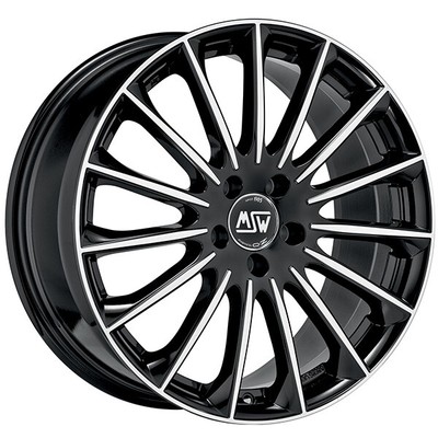 ALLOY WHEEL MSW MSW 30 FOR TOYOTA COROLLA VERSO 8X19 5X114.3 GLOSS BLACK FU CPG