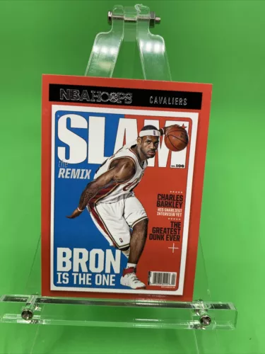 2020-21 NBA Hoops Lebron James Slam Cover Bron Is The One #2 SSP 🔥