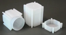 CoinSafe Square Coin Storage Tubes for Half Dollars, Qty. 10