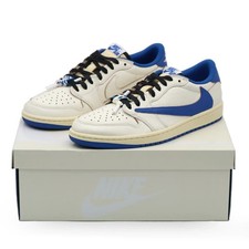 DM7866-104 Travis Scott × fragment design × Nike Air Jordan 1 Low (Men's)