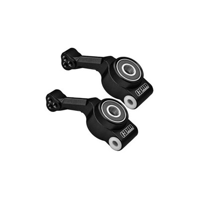 GPM TRX Rustler, Hoss 4x4 Aluminium Radträger hinten schwarz / GPMRUS4022NBK