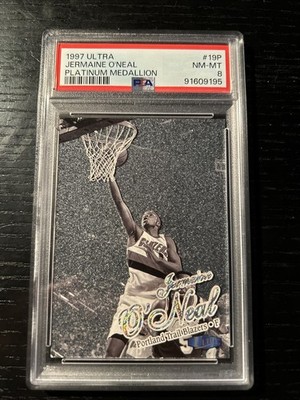 1997-98 Fleer Ultra - Jermaine O'Neal #19P Platinum Medallion /100 PSA