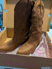 Stivali da cowboy donna SUGAR "Tammy" colore cognac taglia 8,5M