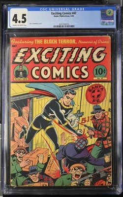 Exciting Comics #47 - Nedor Publications 1946 CGC 4.5 