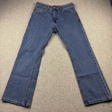 Levi  s 517 Men  s Slim Bootcut Jeans Blue Denim Orange/Red Tab 32x30