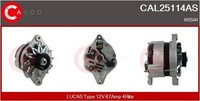 Casco Generator CAL25114AS Passend FüR Nissan