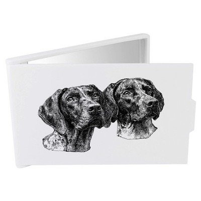 Kompakter Schminkspiegel ''Deutsch Kurzhaar Zeiger Paar Portrait'' (CM00054069)