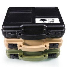 Black/Green/Tan Hard Case For Pistol Handgun Hard Pistol Case Lockable No Paper