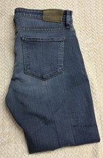 PAIGE Federal Jeans Mens Size 33 Cellar Wash Blue Slim Straight Stretch USA Made