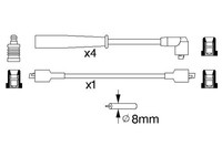 1X Bosch 0 986 356 774 ZüNdleitungssatz FüR Ford
