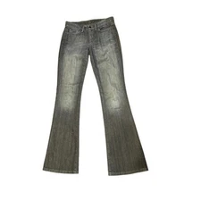 Joe’s beaded back pocket flare bootcut Denim Festival blue jeans Y2K size 26