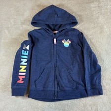 Disney-Jumping Beans- Minnie Mouse Zip Hoodie- Size 5T- 0045