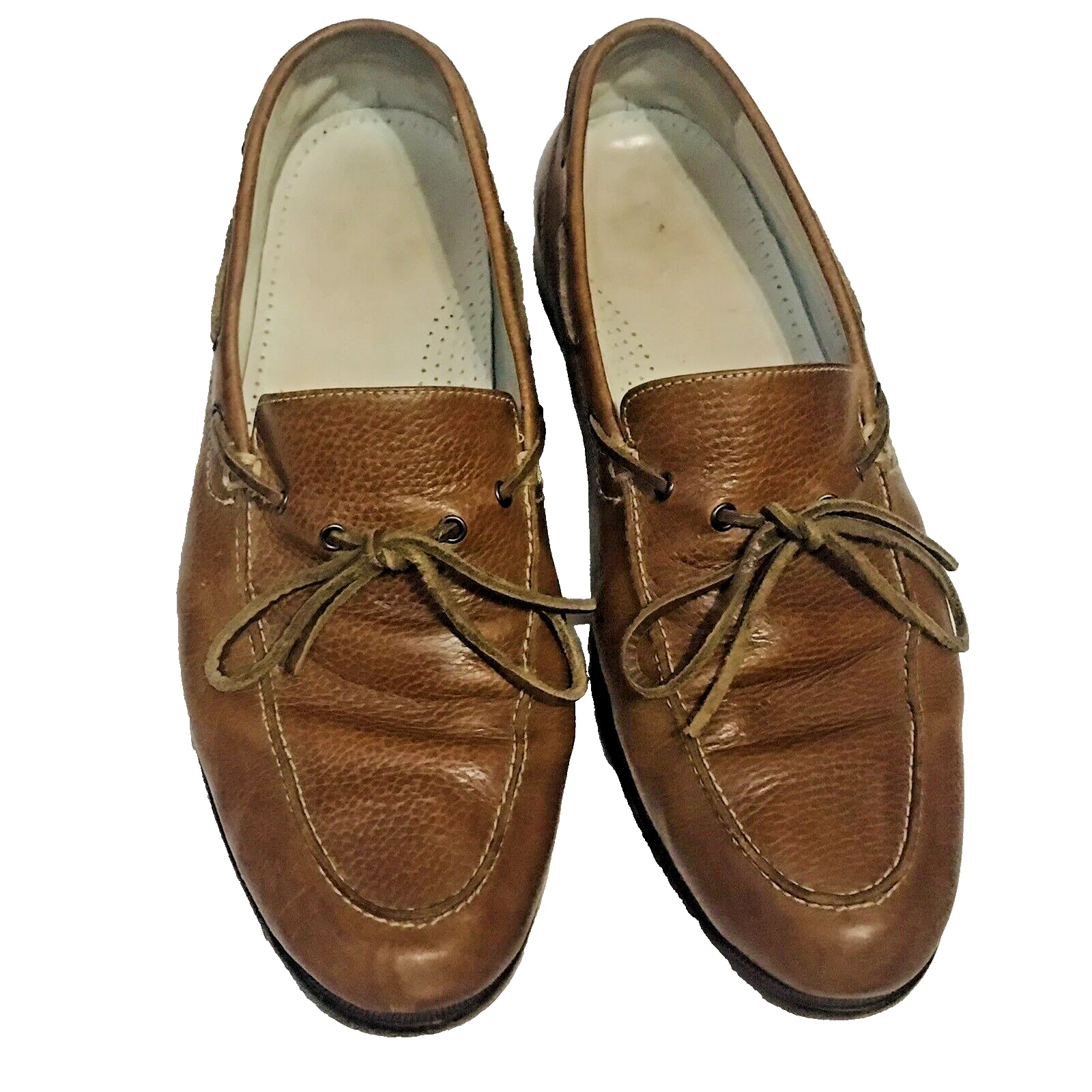 NIKE Scarpe Cole Haan in pelle mocassini Penny da uomo taglia 10 marrone chiaro