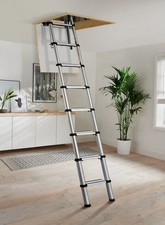 Loft Hatch,  Werner Aluminium Telescopic Loft Ladder - 2.61m