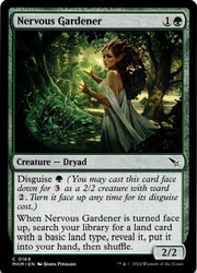 Nervous Gardener 169 Murders at Karlov Manor Magic: The Gathering Common